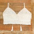 Amaryllis White Crochet Lace Crop Top- Size XL (sold out online) Online Hot Sale