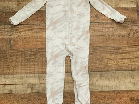 Baby Breez Rose Marble Footie and Mitten Cuff Pajamas- Size 5T For Discount