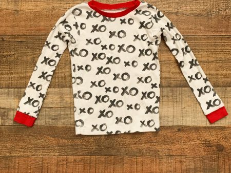 Burt s Bees Kids White XO Pajama Top- Size 5 For Discount