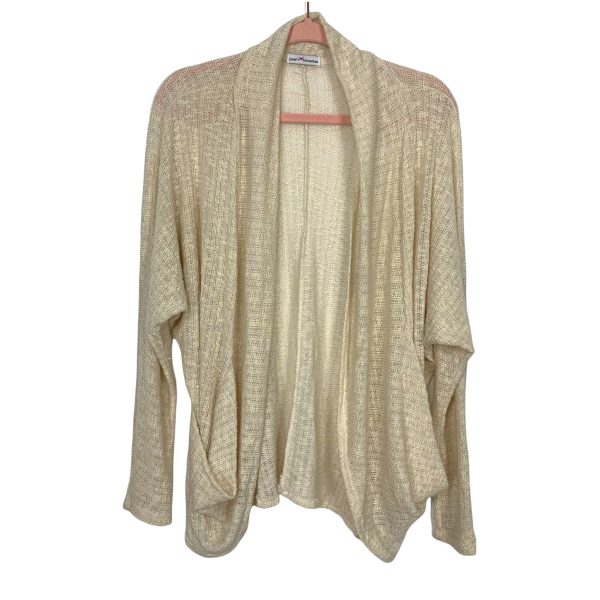 Dainty Hooligan Cream Open Knit Cardigan- Size M Online now