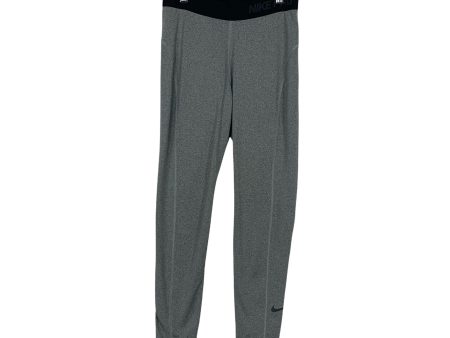 Pre-Owned Nike Pro Grey Dri- Fit Leggings- Size M (Inseam 26 ) Online