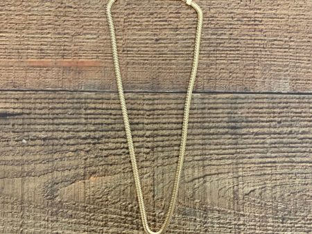 18K Gold Plated Snake Chain Choker Necklace With Extender For Discount