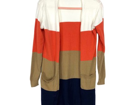 No Brand Multicolor Stripe Cardigan- Size S Cheap